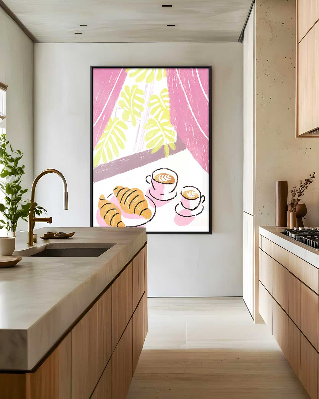 Ontluikend Ontbijt Kunstwerk-canvas-dibond-plexiglas-wanddecoratie-WallArtistic