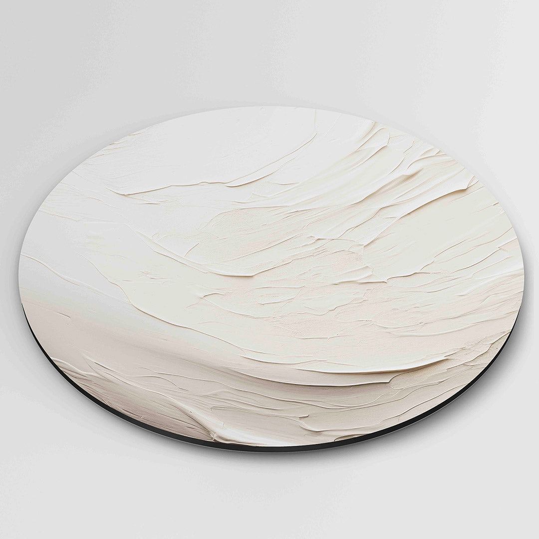 Beige textuur Muurcirkel