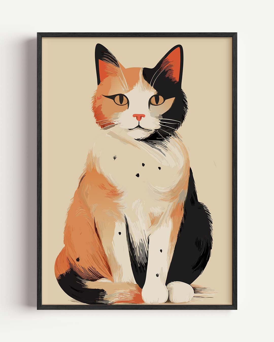 Stijlvolle Kattenposter