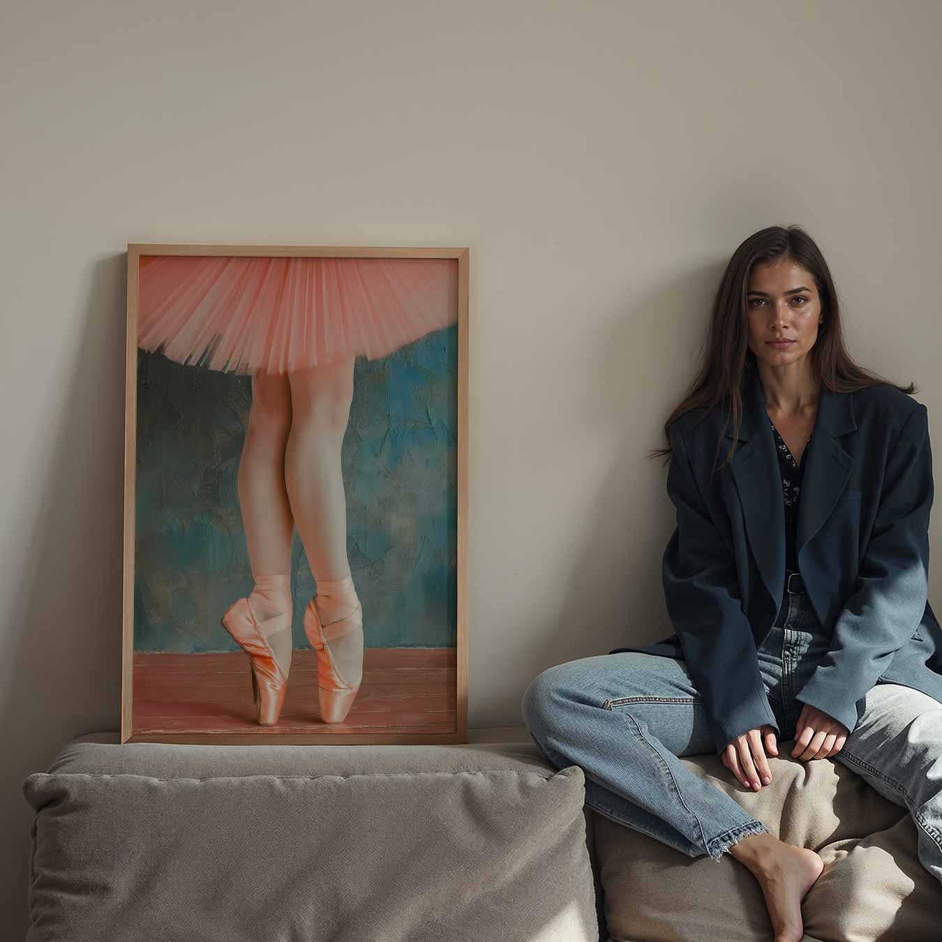 Elegante Balletschoonheid Poster