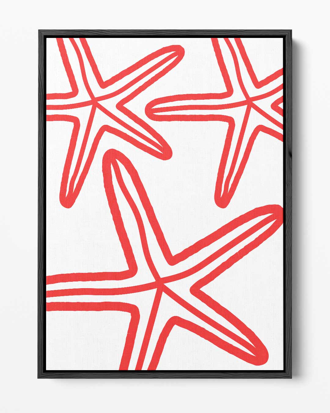 Zee Sterren Illustratie Kunstwerk-canvas-dibond-plexiglas-wanddecoratie-WallArtistic