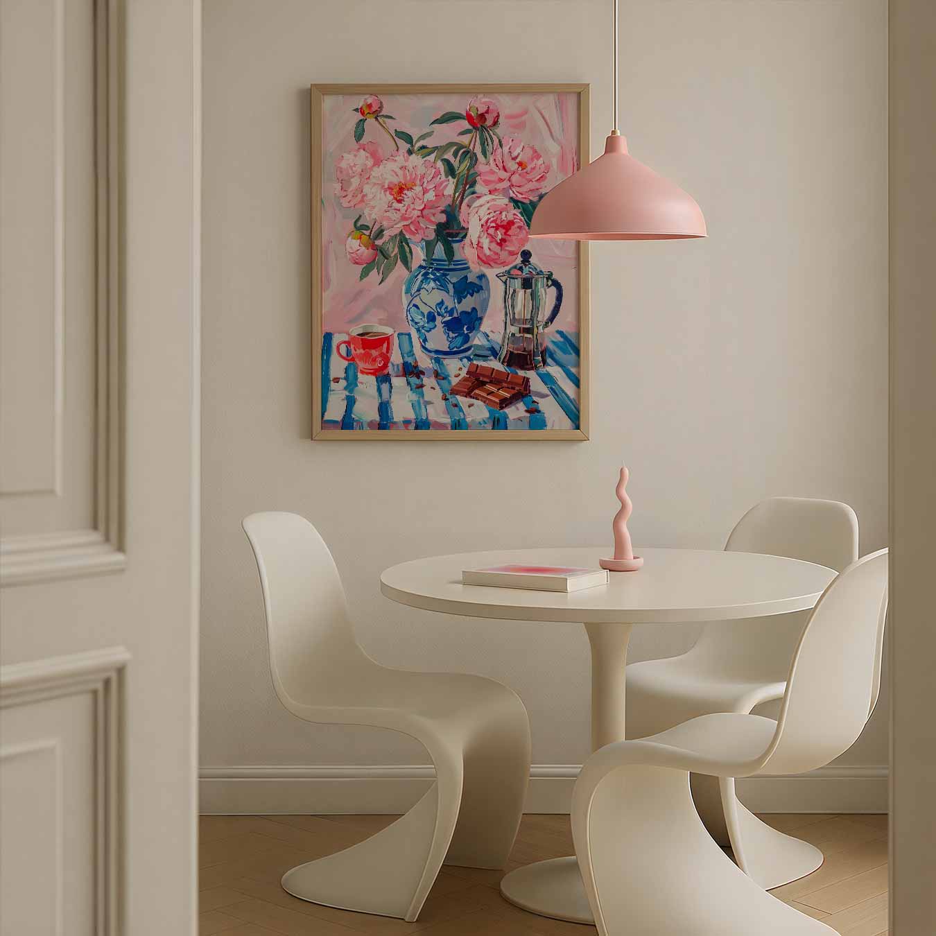 Bloemige Elegantie Poster