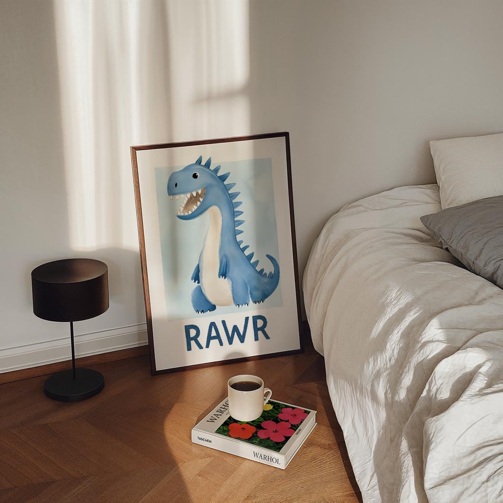 Dinosaur Poster "RAWR Poster