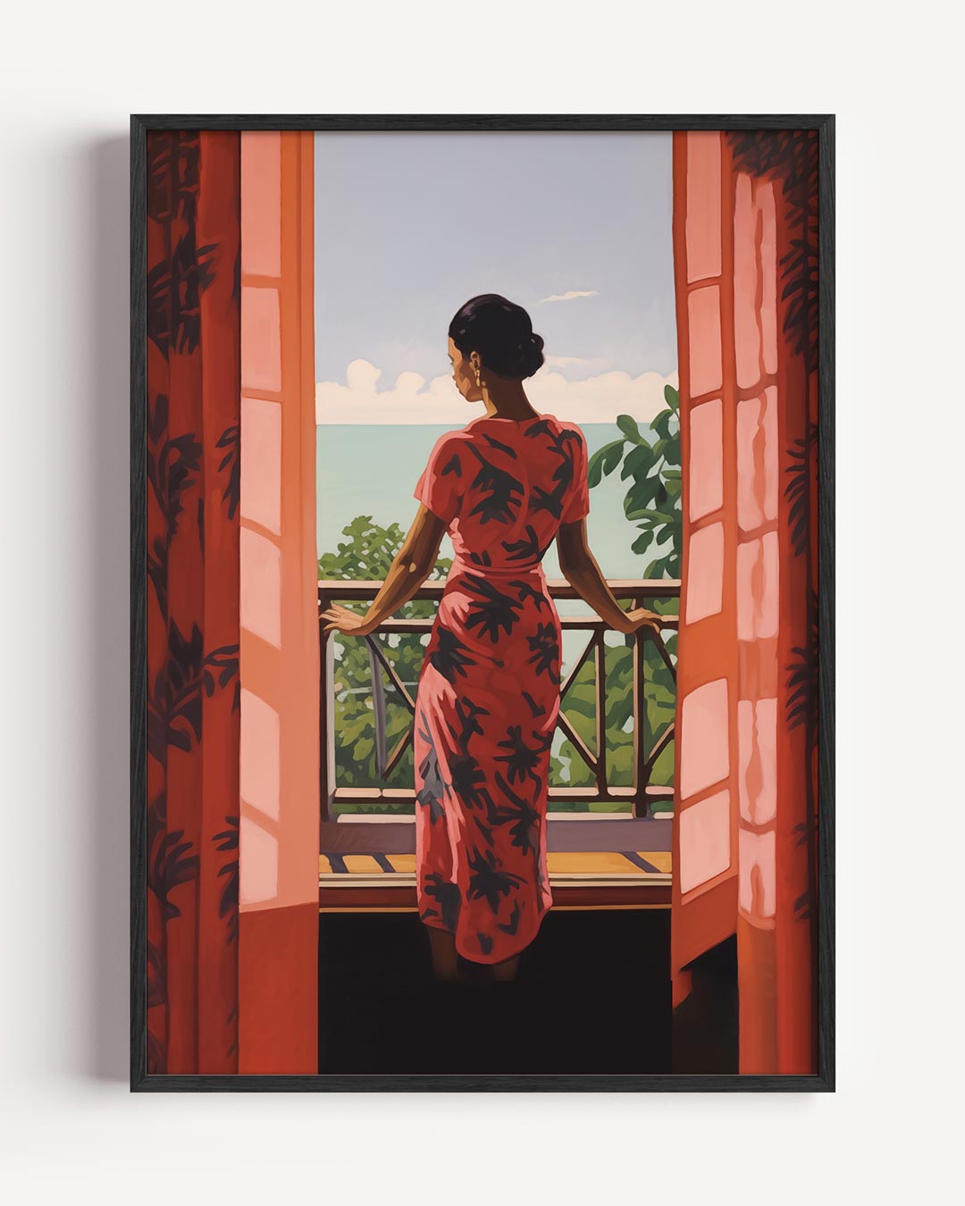 Elegant Zomerzicht Poster-WallArtistic
