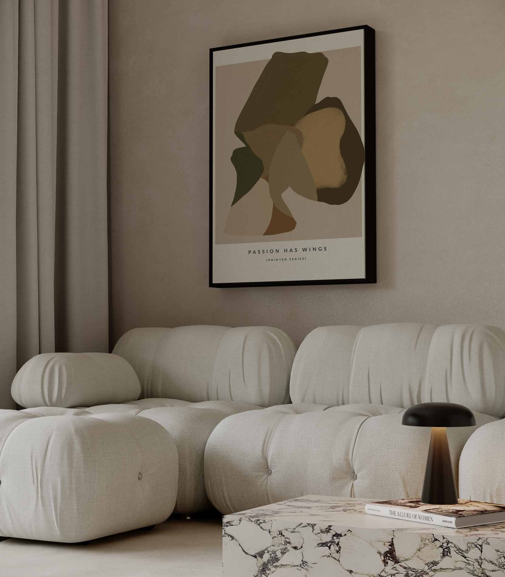 Abstracte Vibratie Kunstwerk-canvas-dibond-plexiglas-wanddecoratie-WallArtistic