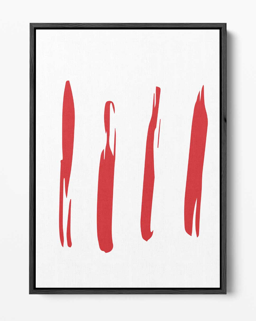 Dynamisch Rood Kunstwerk-canvas-dibond-plexiglas-wanddecoratie-WallArtistic