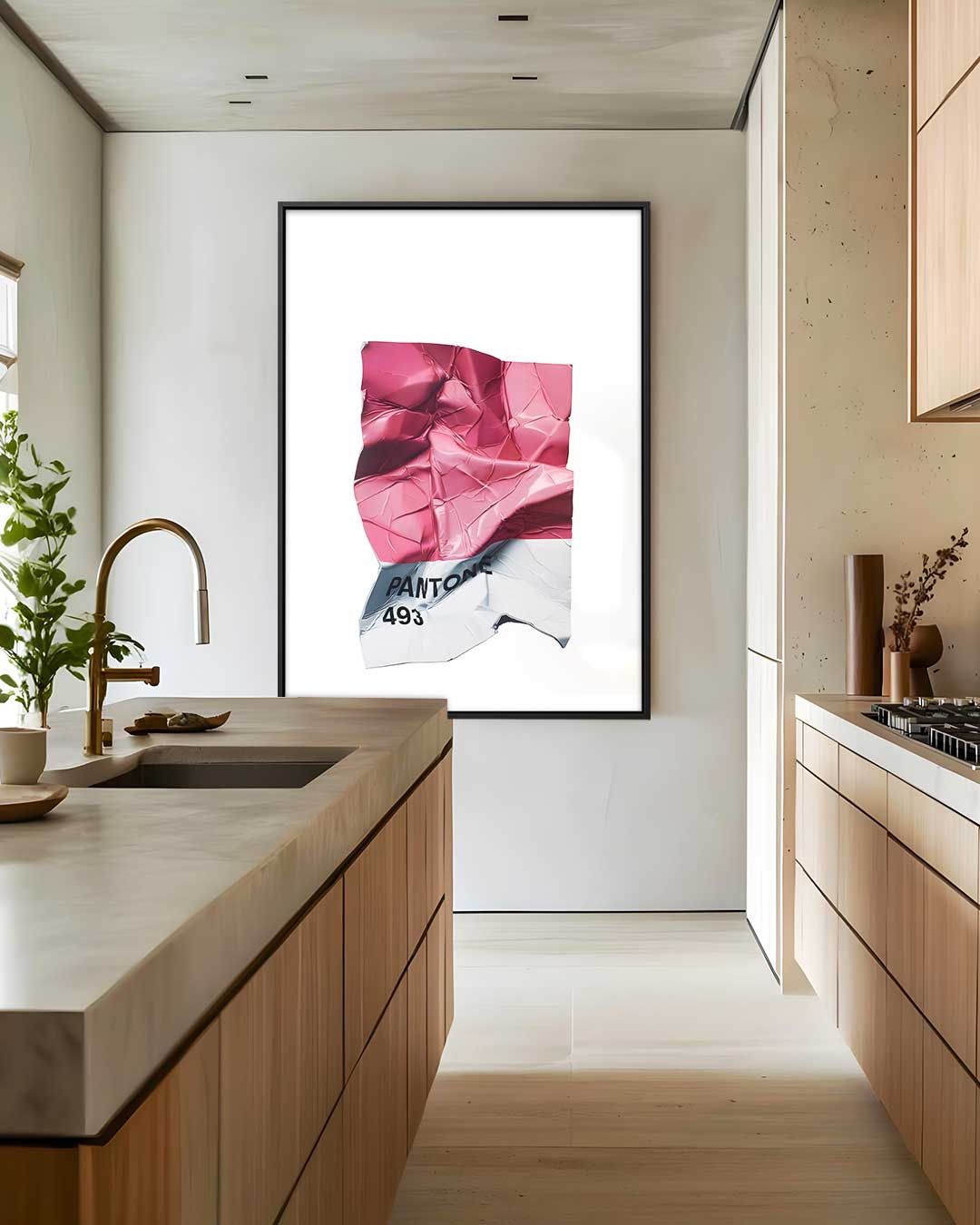 Crushed Pantone Art Kunstwerk-canvas-dibond-plexiglas-wanddecoratie-WallArtistic