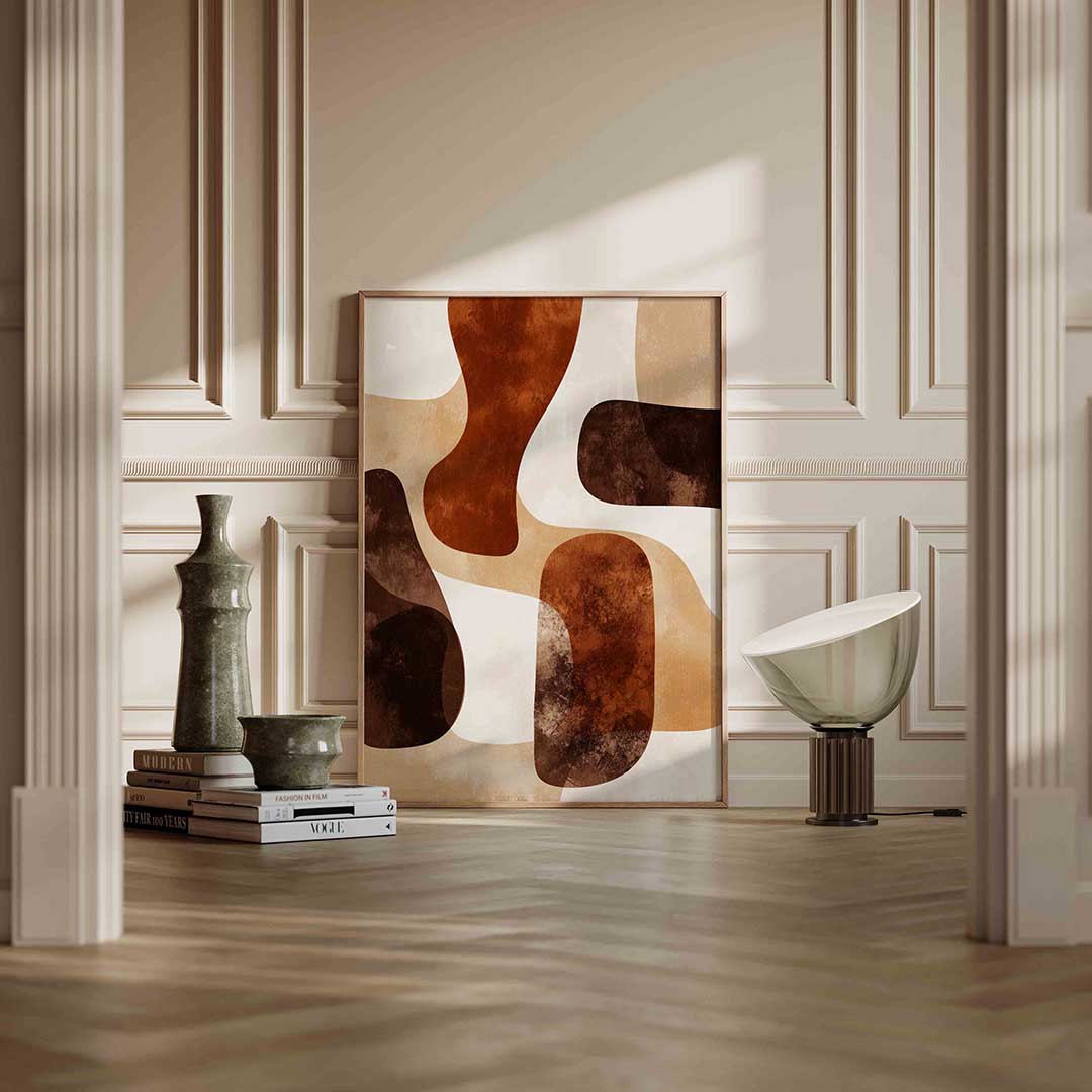 Abstracte vormen Poster