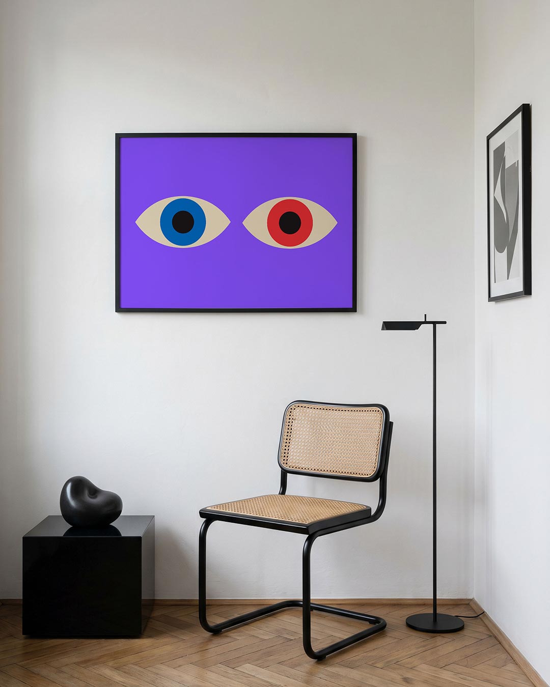 Oogvormen en kleur Poster