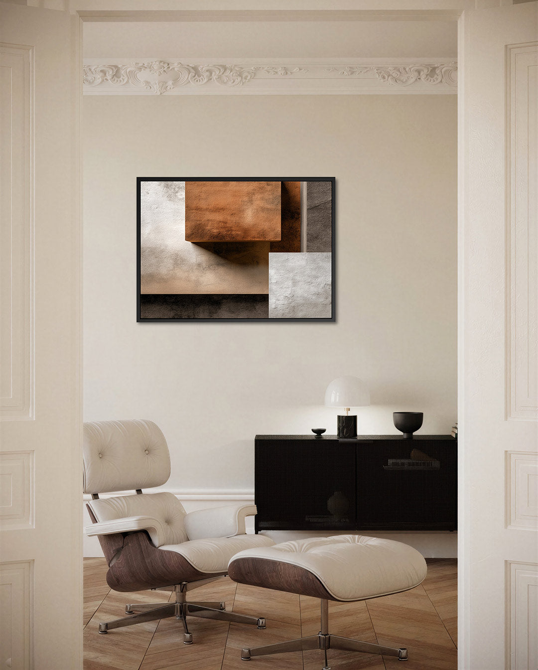 Geometrische vlakken Kunstwerk