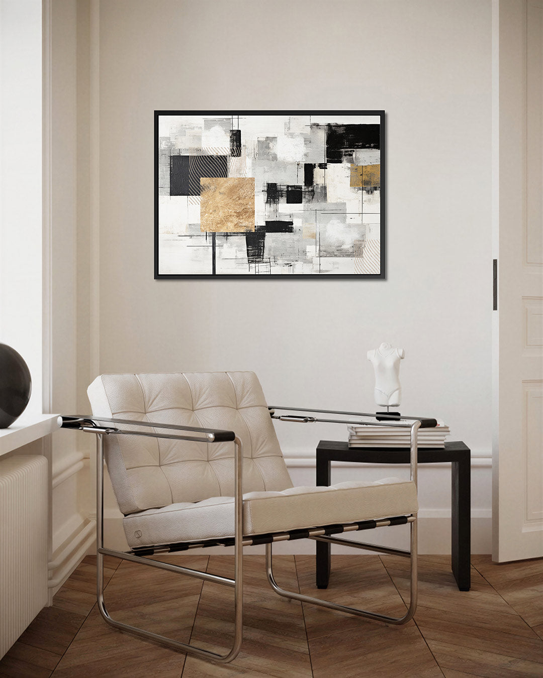 Geometrische compositie Kunstwerk