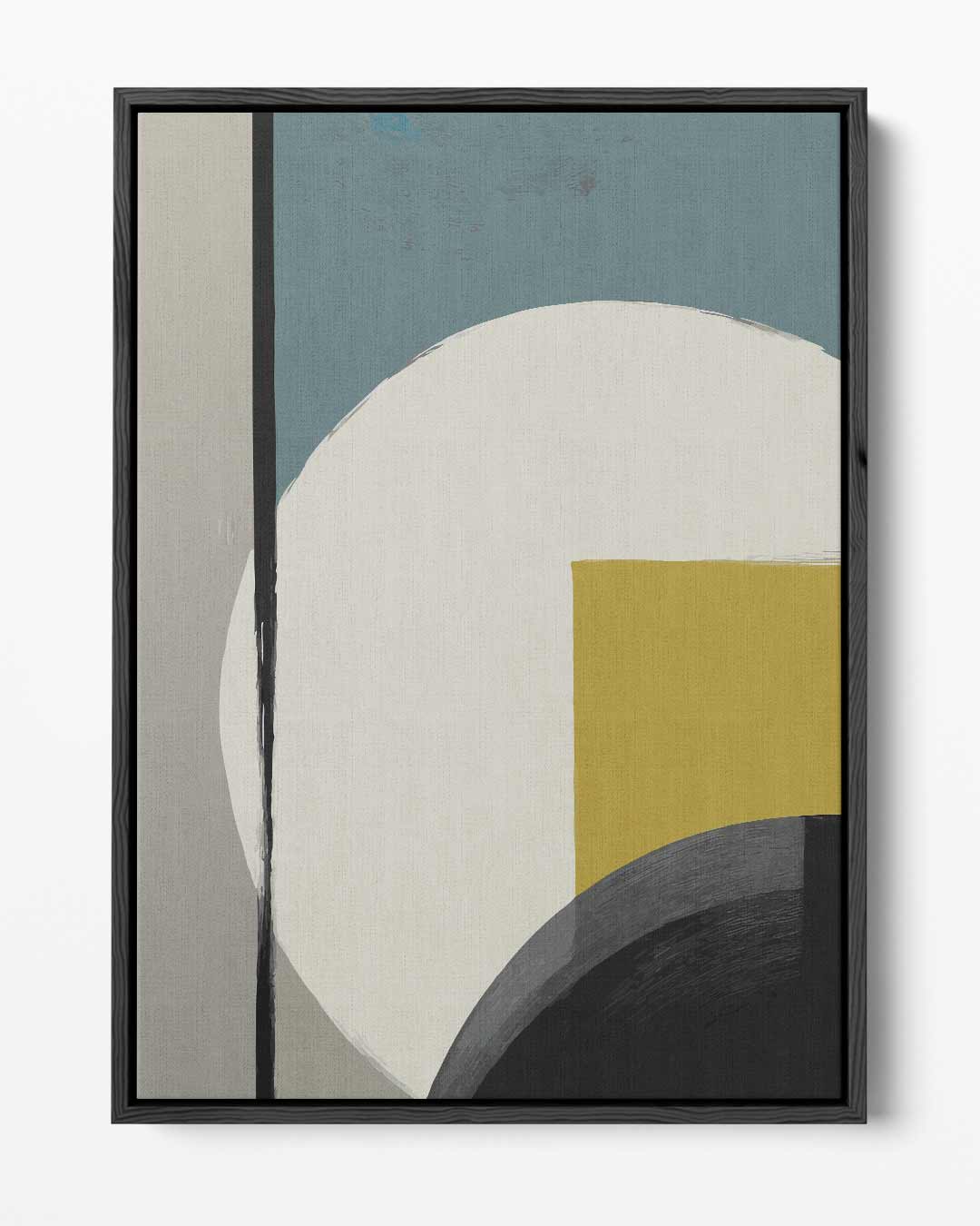Moderne Abstracte Compositie Kunstwerk-canvas-dibond-plexiglas-wanddecoratie-WallArtistic