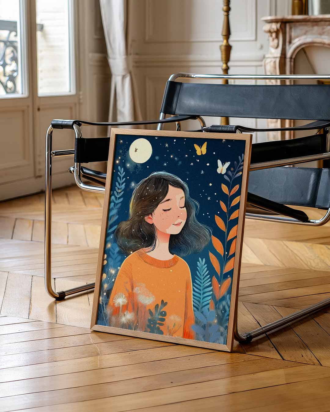 Dromerige Nachttuin Poster