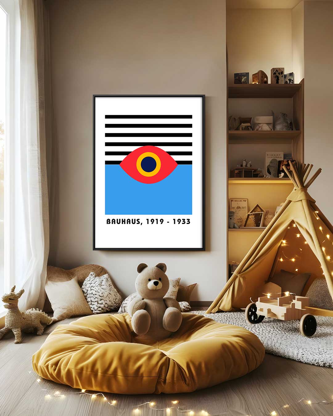 Bauhaus Stijl Poster Kunstwerk-canvas-dibond-plexiglas-wanddecoratie-WallArtistic