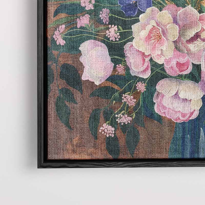 Kleurrijke Bloemenpracht Kunstwerk-canvas-dibond-plexiglas-wanddecoratie-WallArtistic