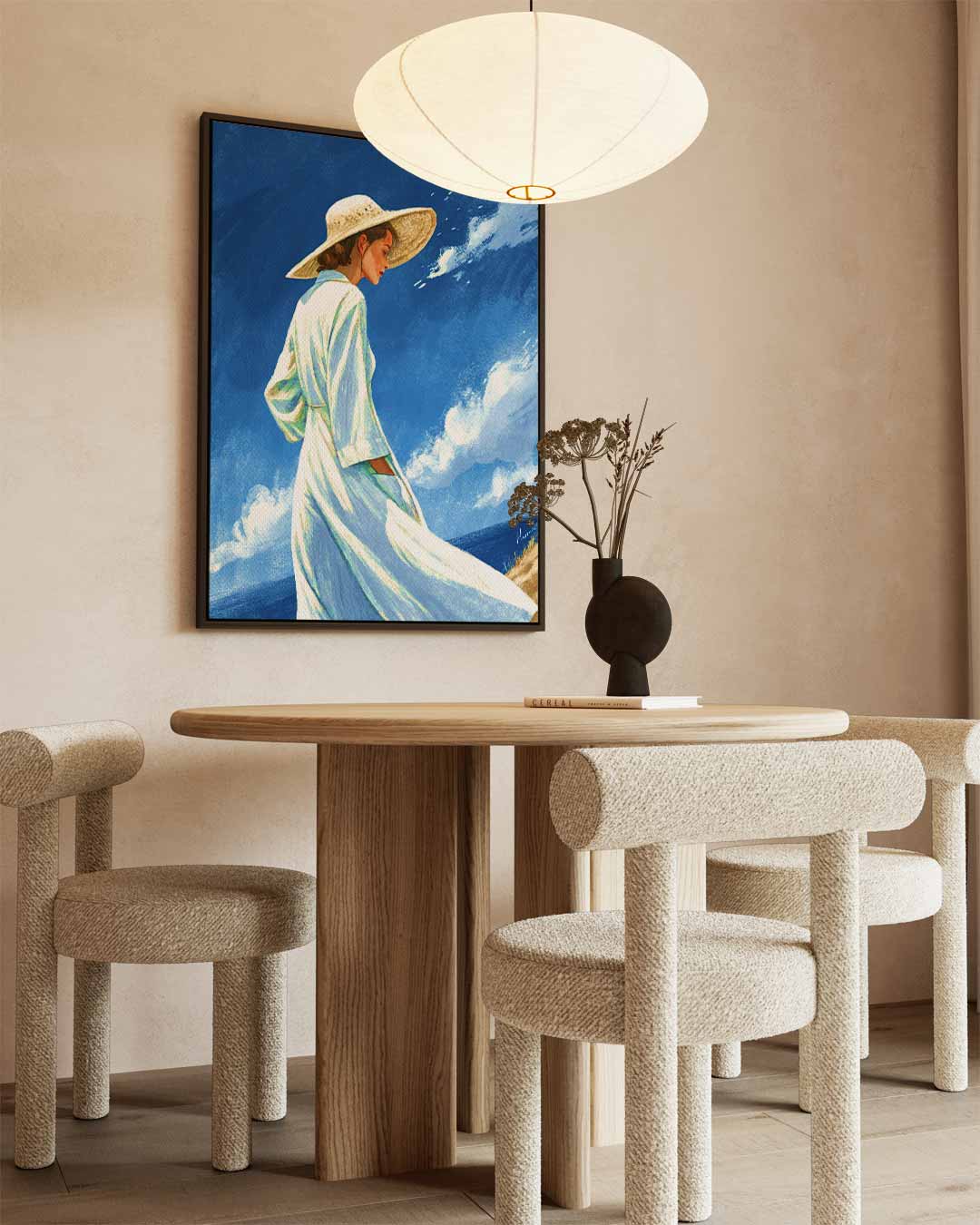 Zomerdroom aan Zee Kunstwerk-canvas-dibond-plexiglas-wanddecoratie-WallArtistic