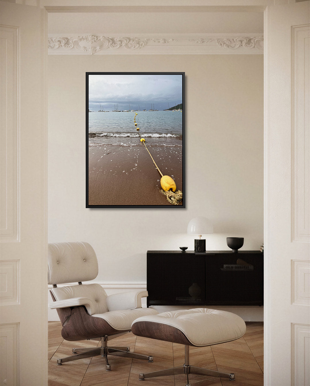 Zee en boeien Kunstwerk