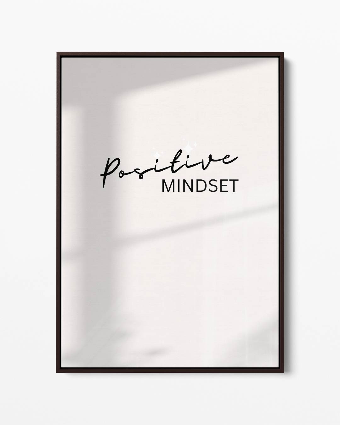 Positieve Mindset Poster Kunstwerk-canvas-dibond-plexiglas-wanddecoratie-WallArtistic