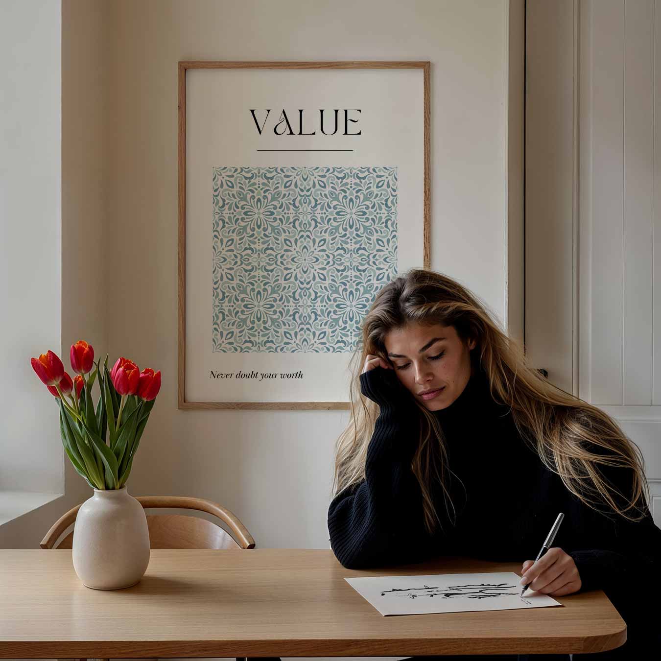Inspirerende Waarde Poster
