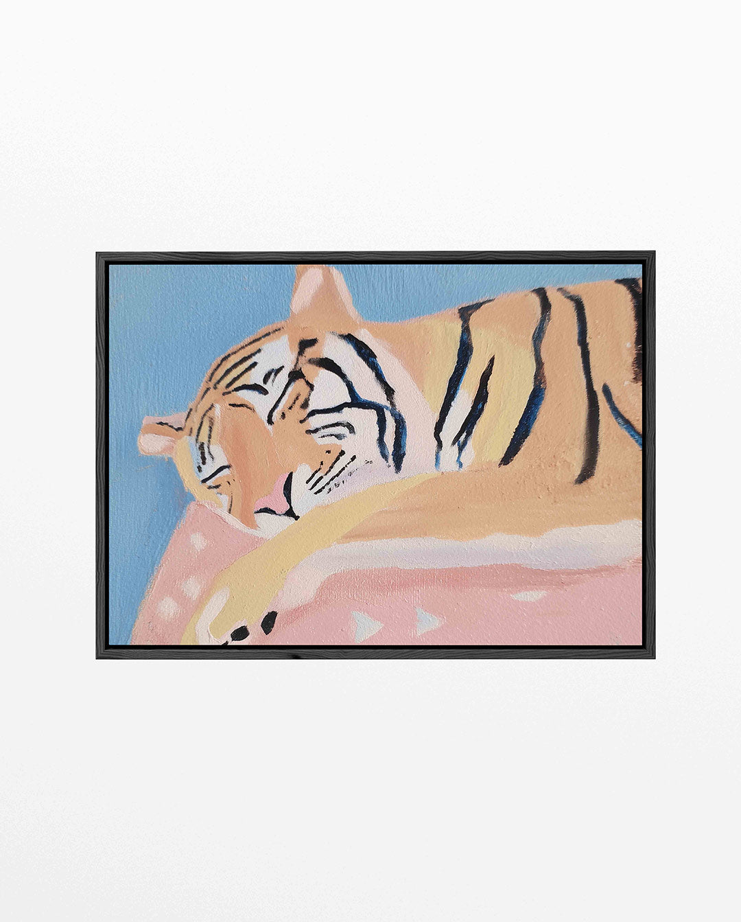 Dromende tijger Kunstwerk