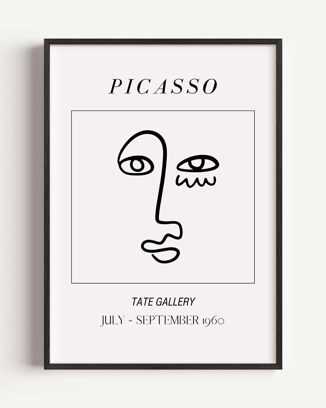 Abstracte Picasso Line Art Poster