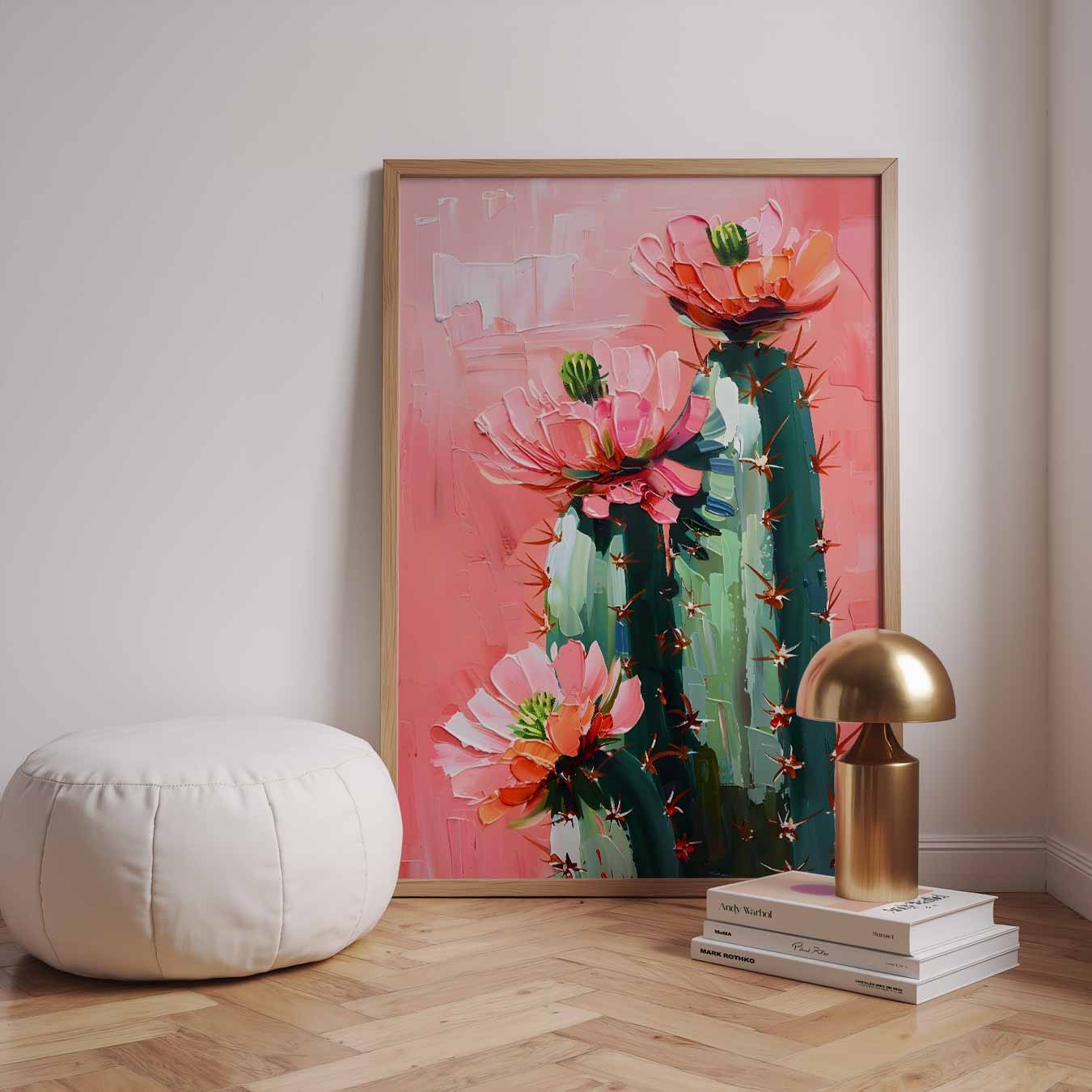 Bloeiende Cactus Droom Poster