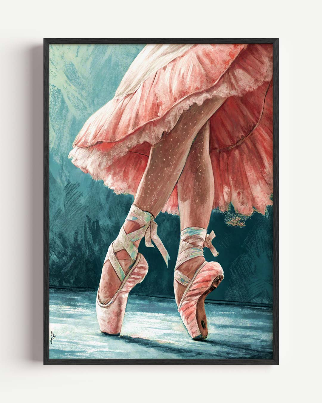 Elegante Balletschoenen Poster