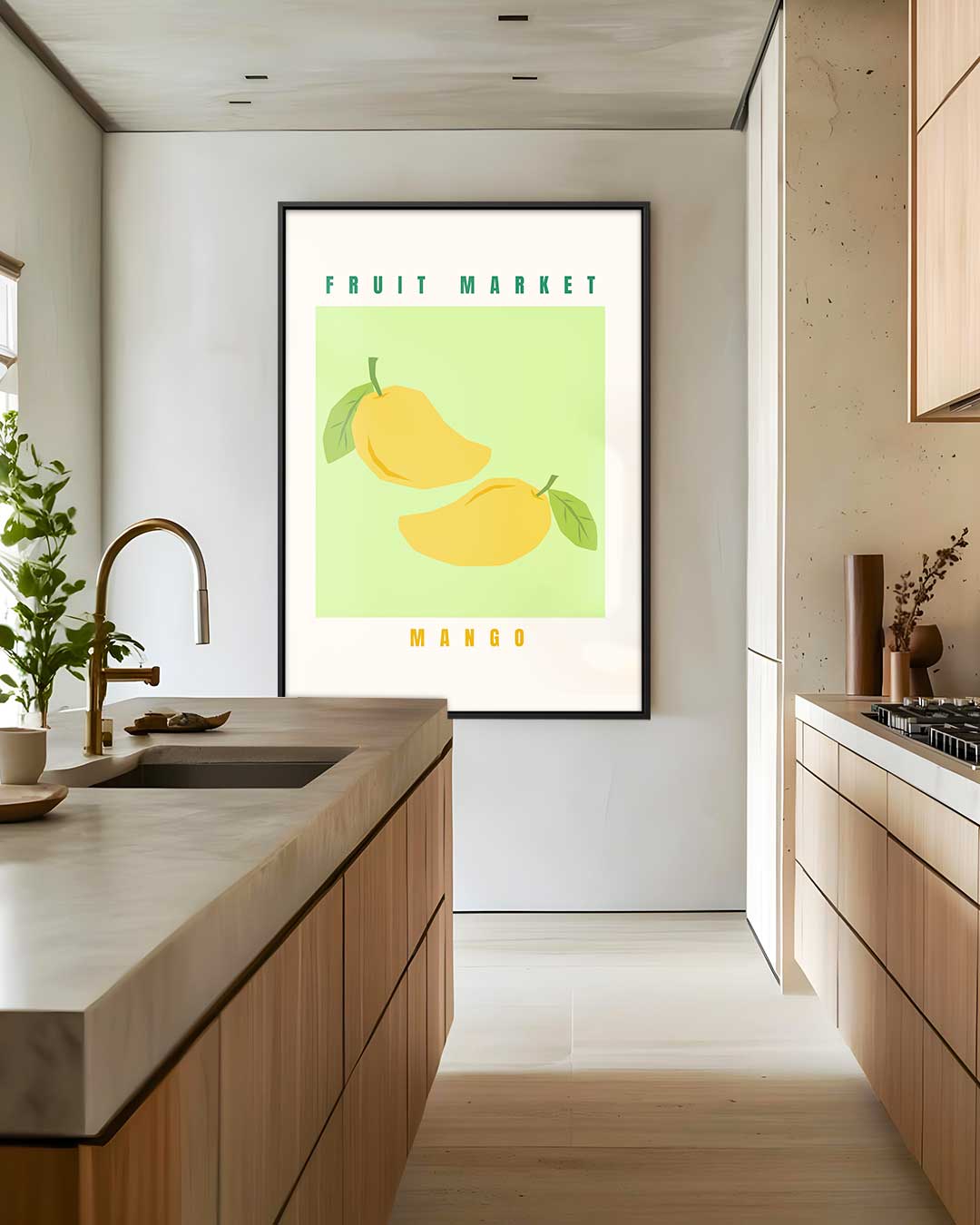 Levendige Mangokunst Kunstwerk-canvas-dibond-plexiglas-wanddecoratie-WallArtistic