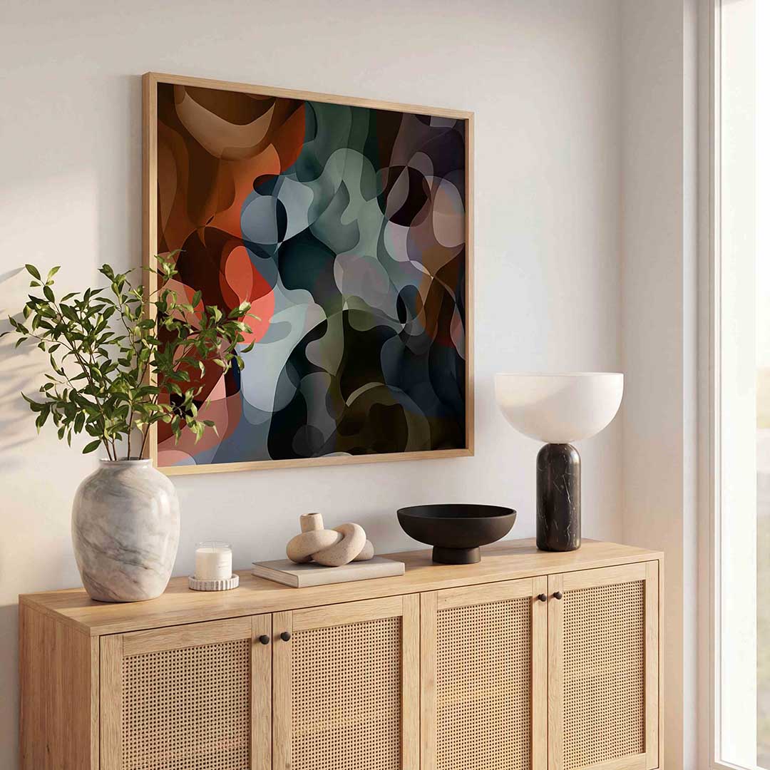 Abstracte vormen Poster