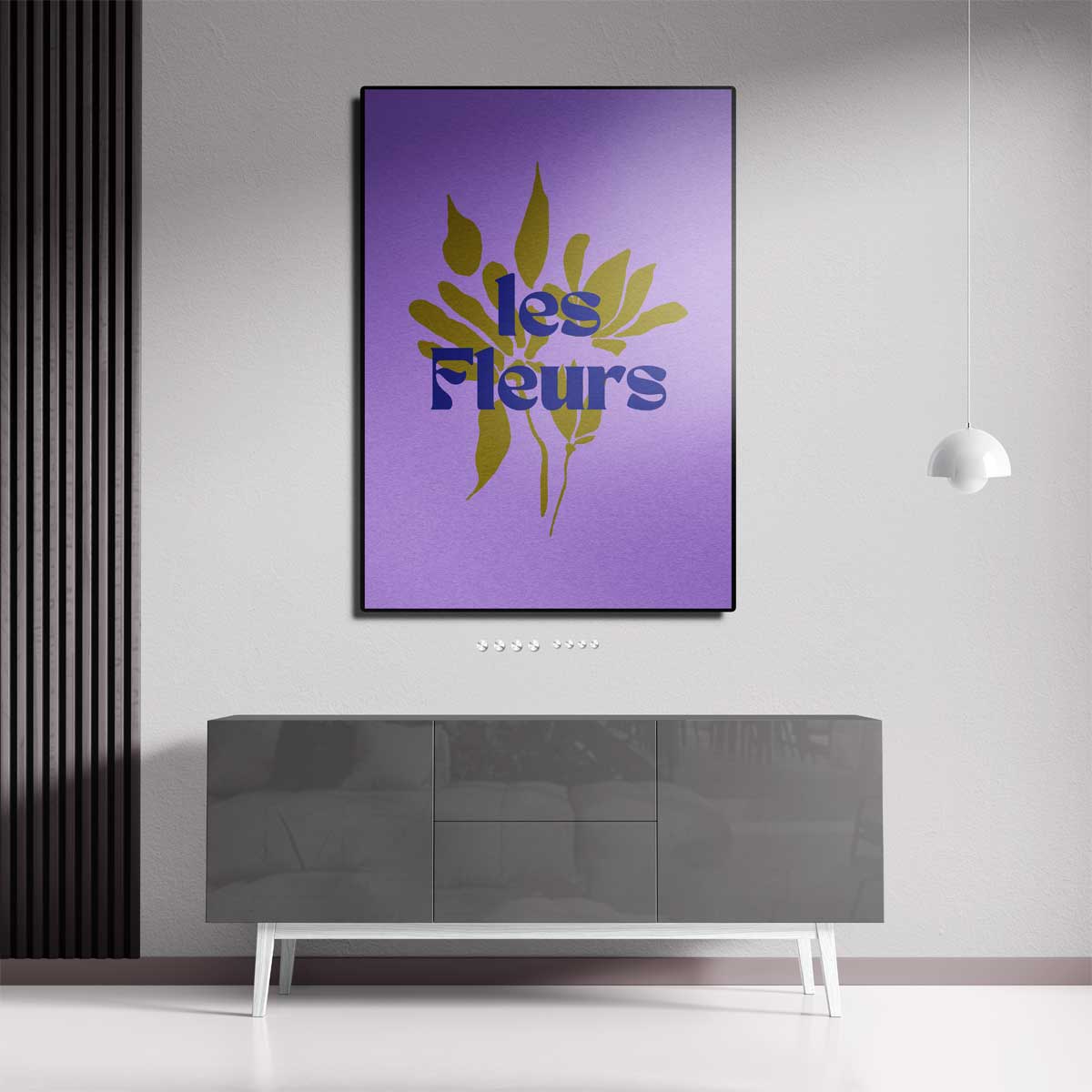 Les Fleurs Poster