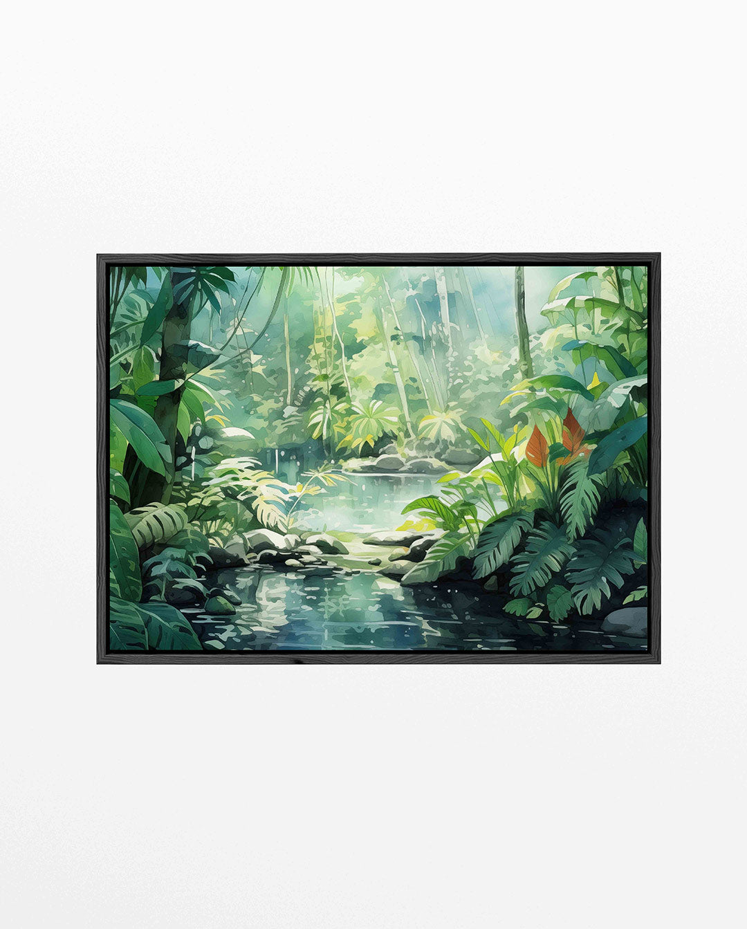 Weelderige jungle Kunstwerk