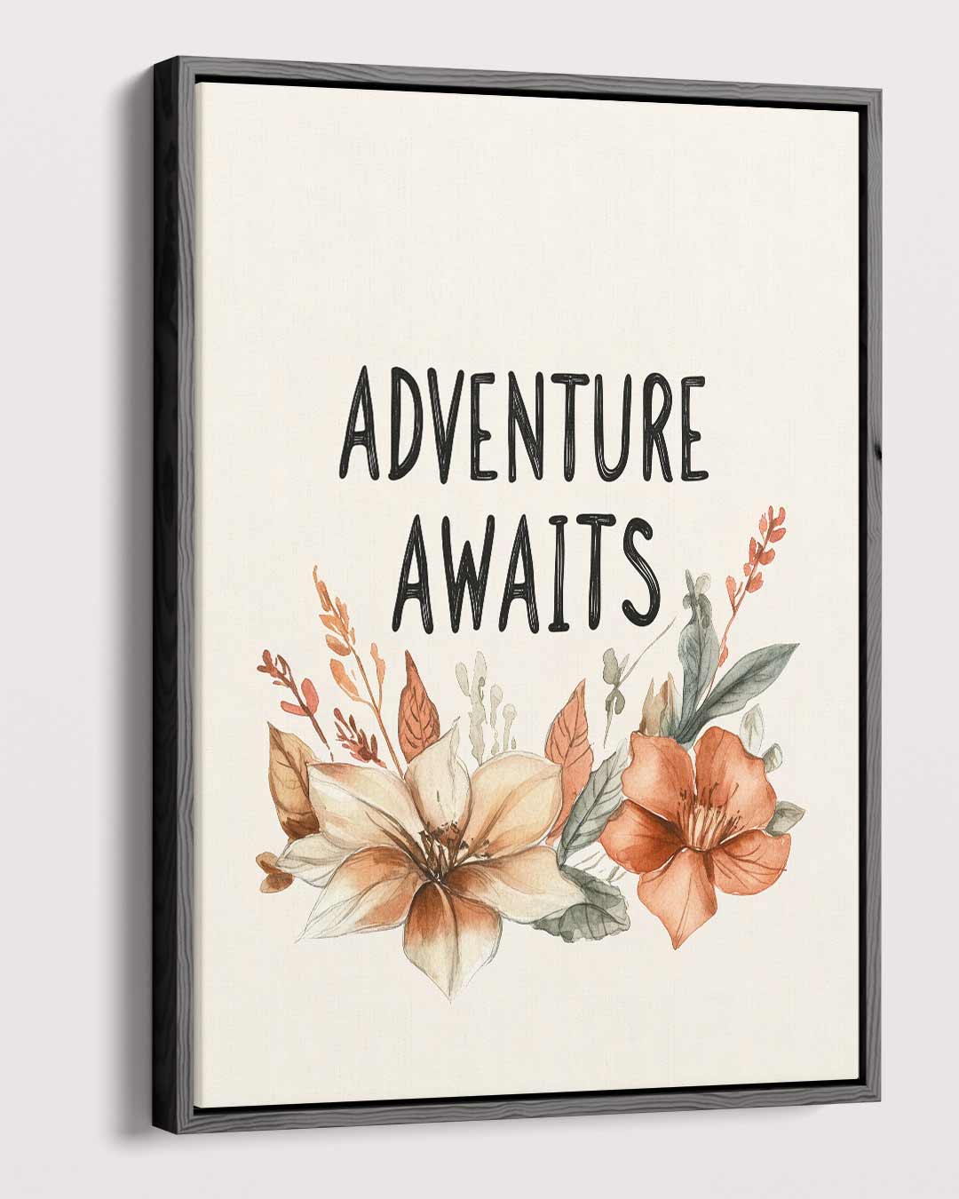 Adventure Awaits Bloemenkunst Kunstwerk-canvas-dibond-plexiglas-wanddecoratie-WallArtistic