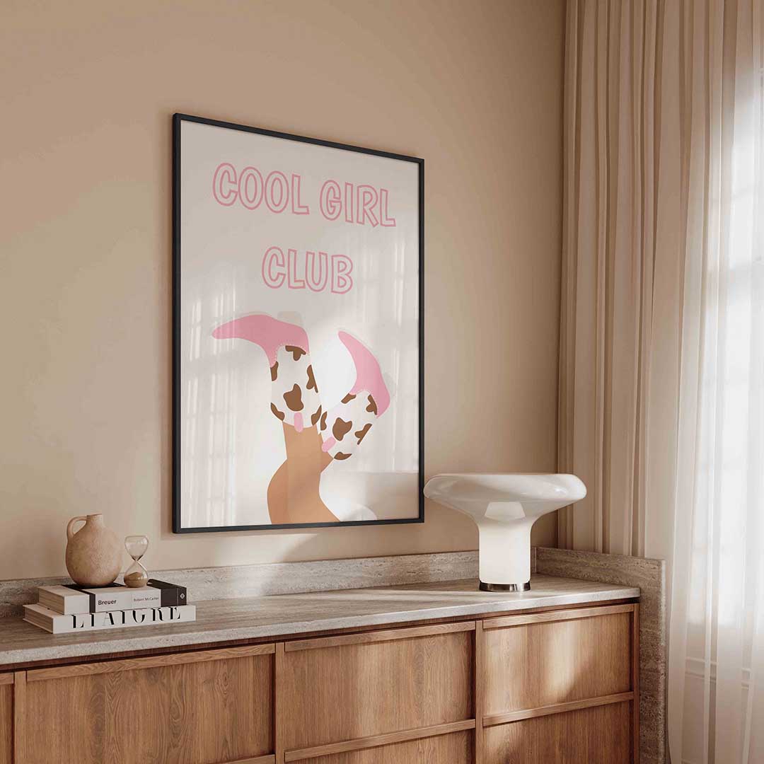 Cool girl club Poster