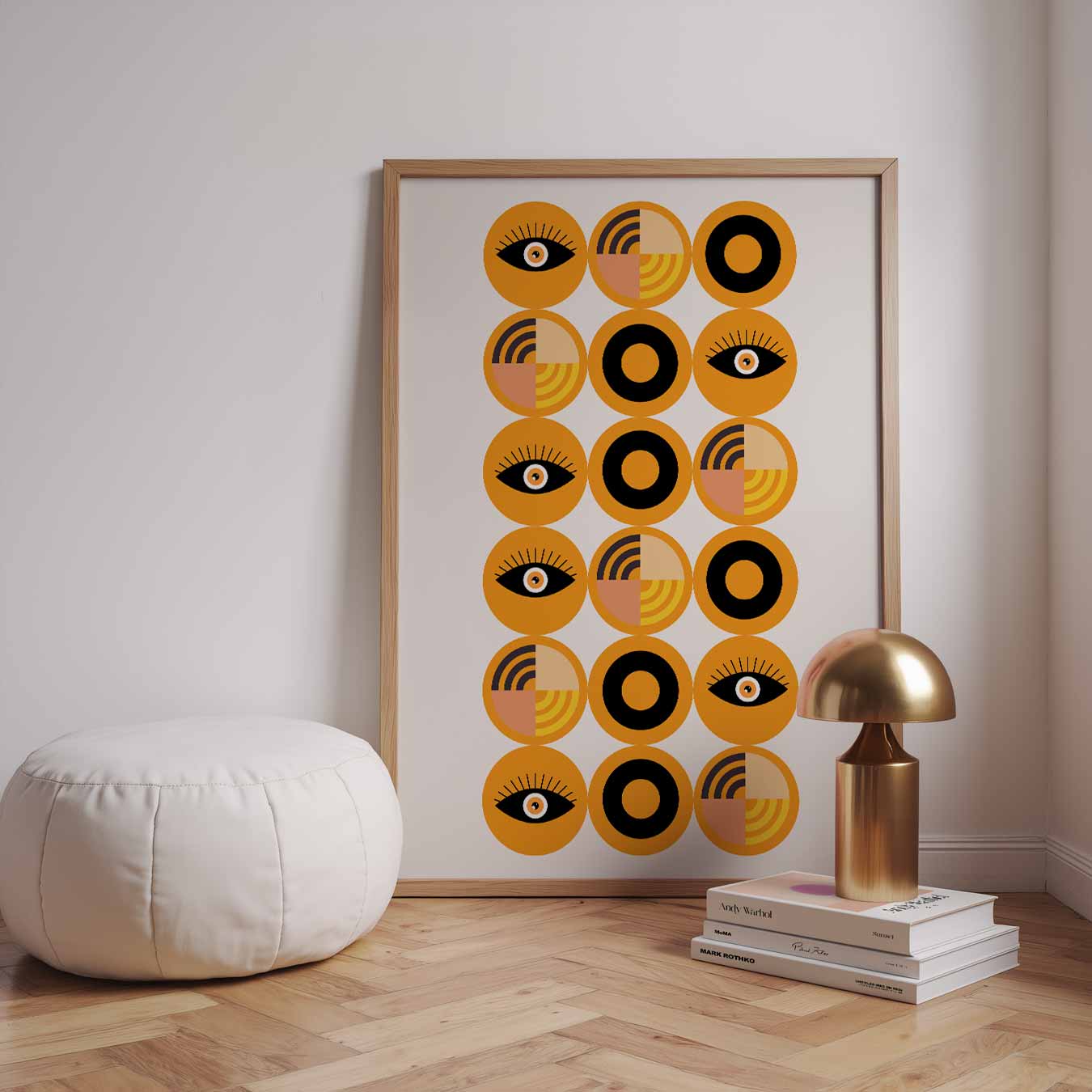 Stirring Eyes & Circles Poster