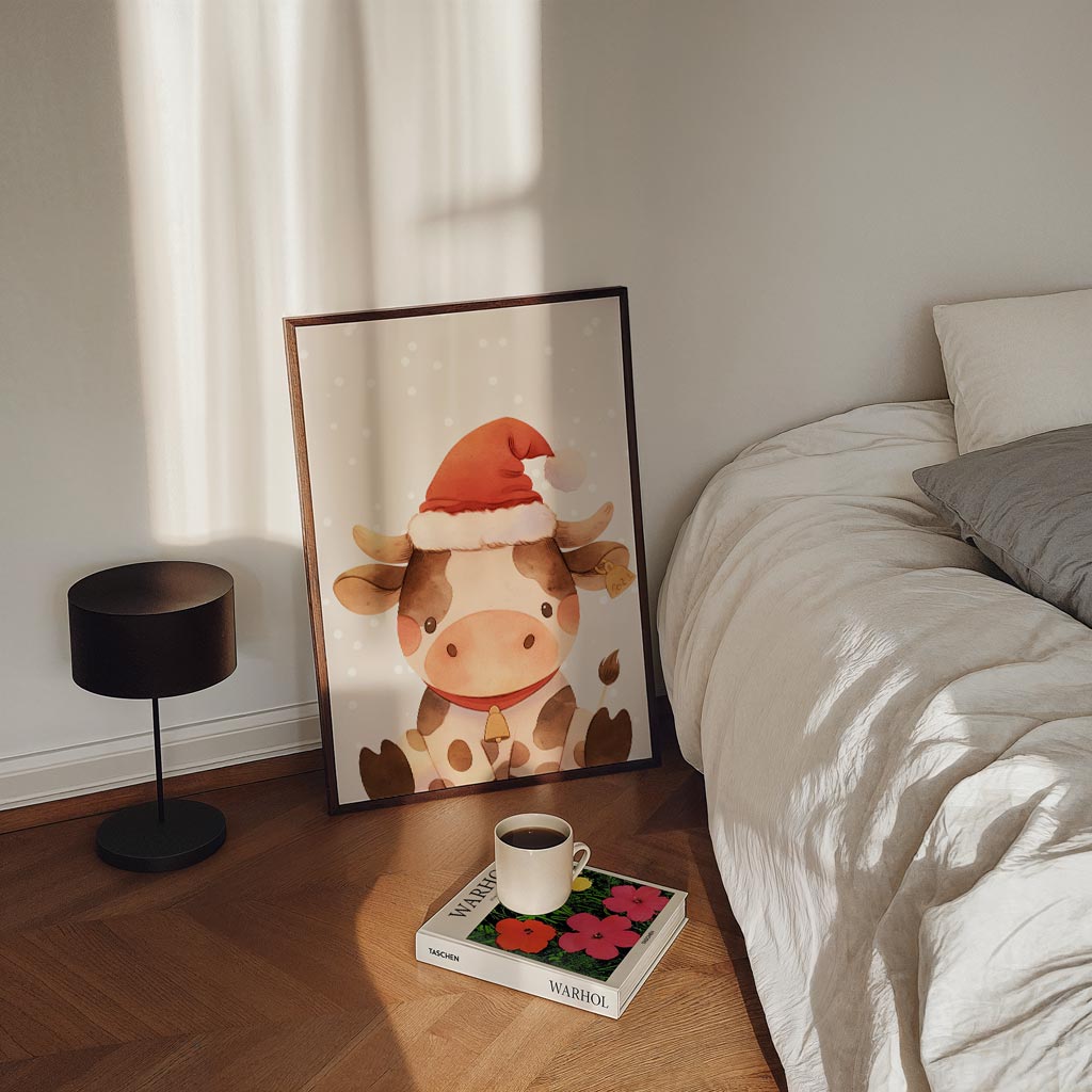 Kerstkoe Feestposter