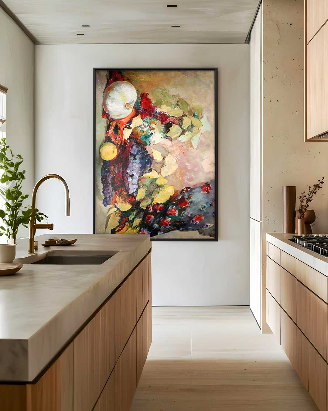 Kleurrijke Vruchtenpracht Kunstwerk-canvas-dibond-plexiglas-wanddecoratie-WallArtistic
