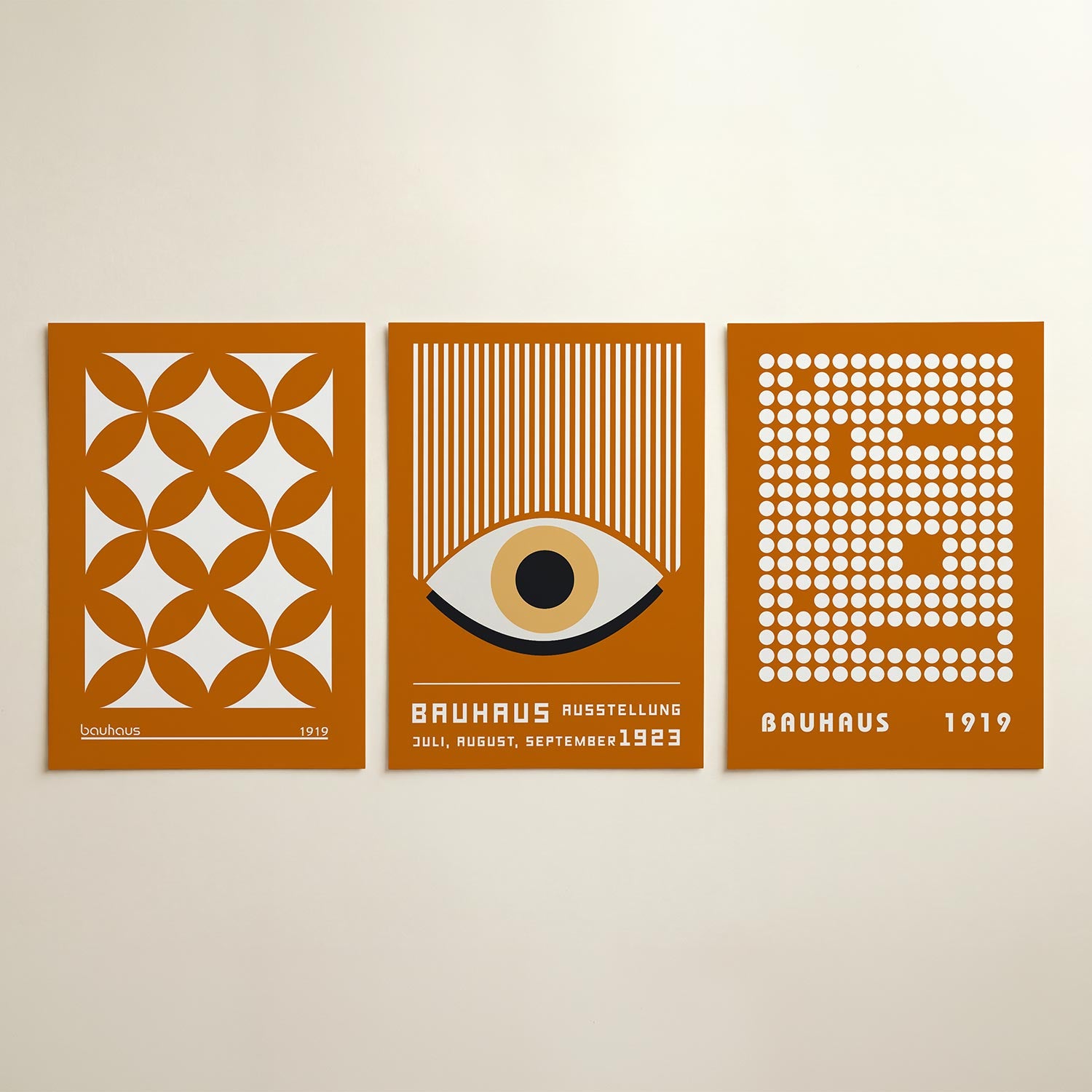 Vormritme en kleur Posterset