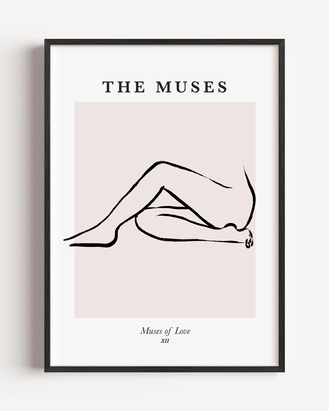 De Muses - Elegante Kunstposter-WallArtistic