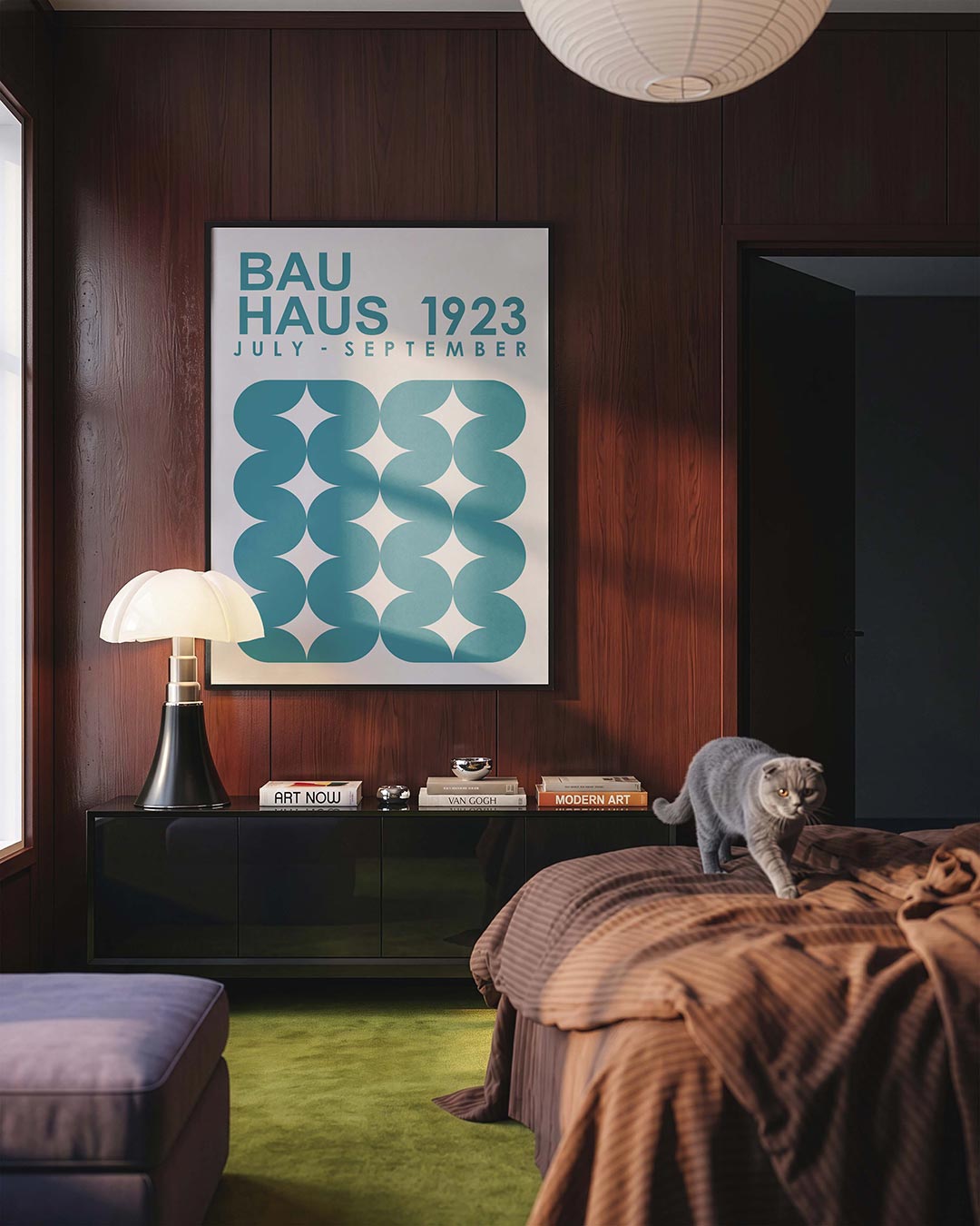 Vormritme en kleur Poster