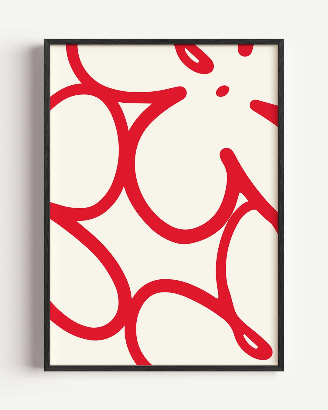 Abstracte Bloemenpracht Poster