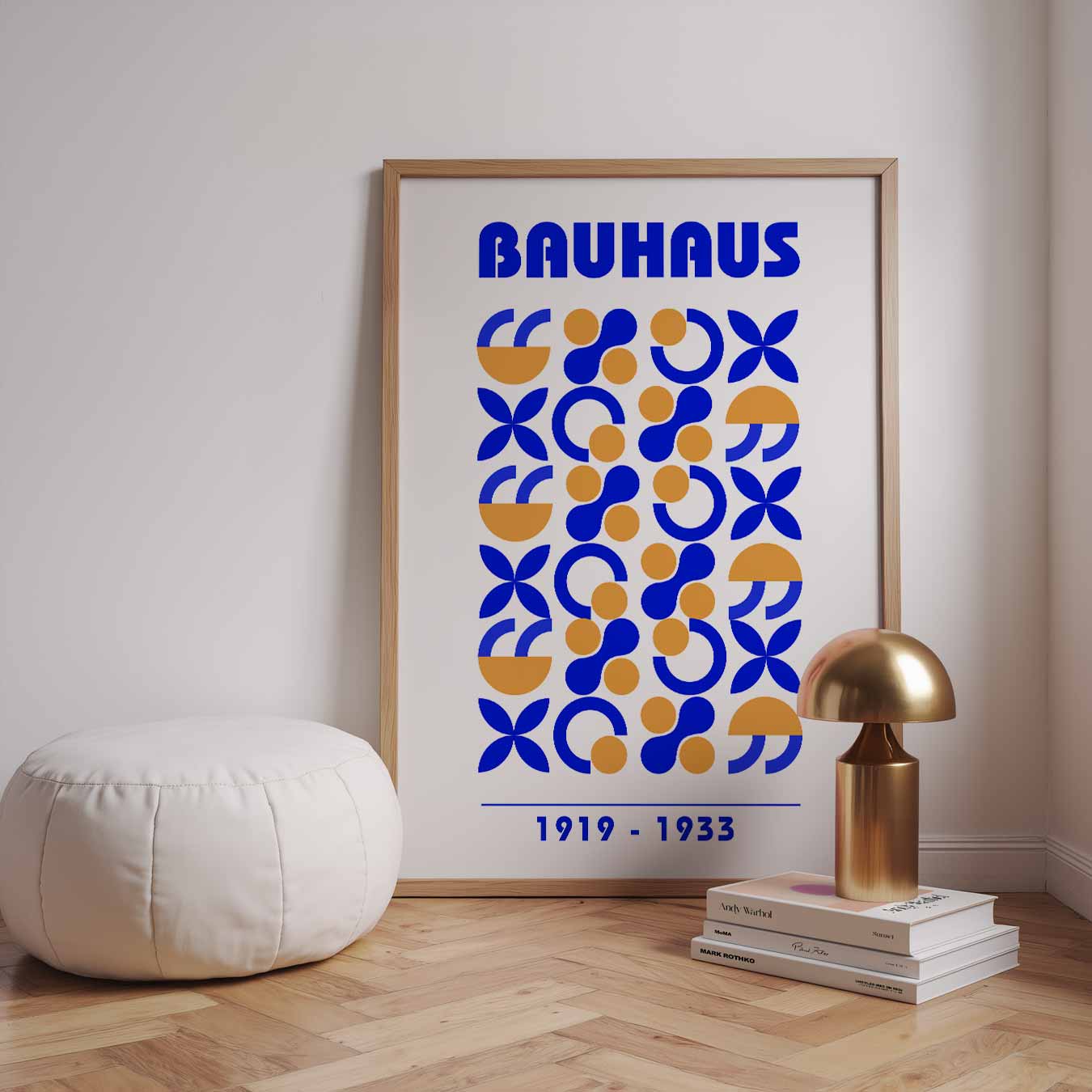 Retro Bauhaus Kunstposter