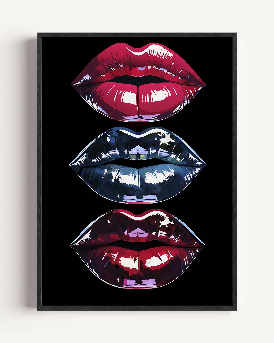 Stijlvolle Lippen Poster