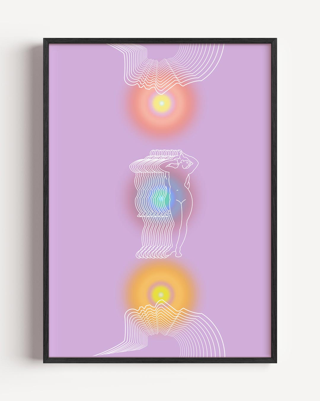Pastelkleurige Dromerij Poster-WallArtistic