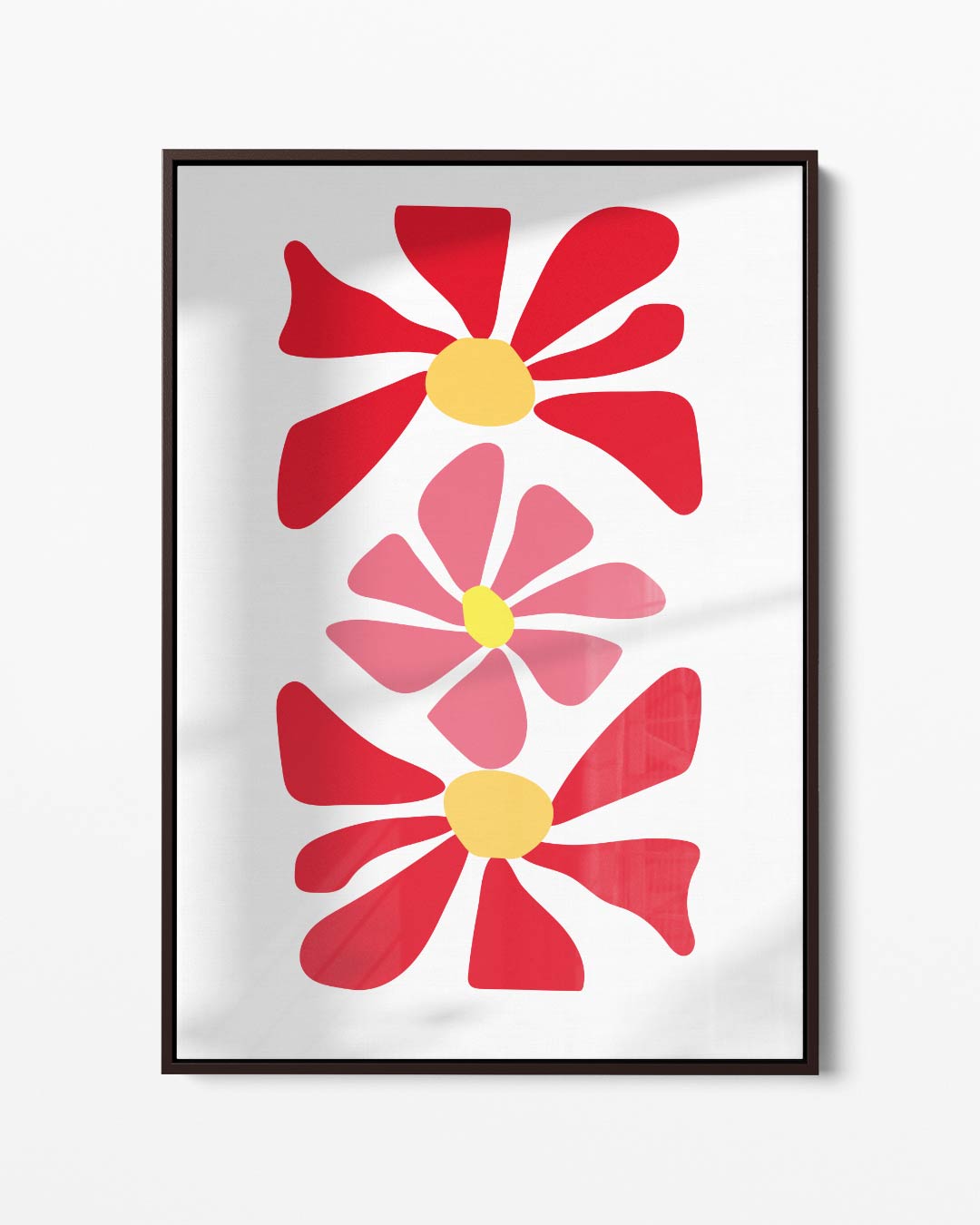 Vrolijke Bloemenpracht Kunstwerk-canvas-dibond-plexiglas-wanddecoratie-WallArtistic