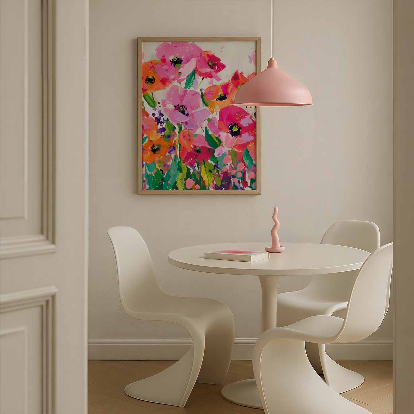 Vrolijke Bloemenexplosie Poster