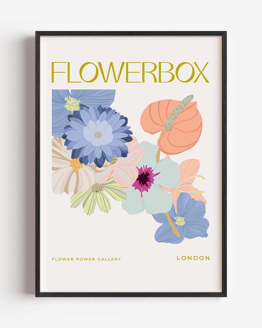 Flowerbox Bloemenposter-WallArtistic