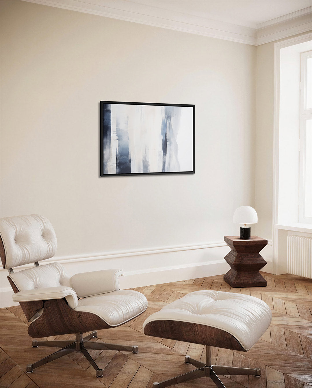 Verfijnde lijnen compositie Kunstwerk