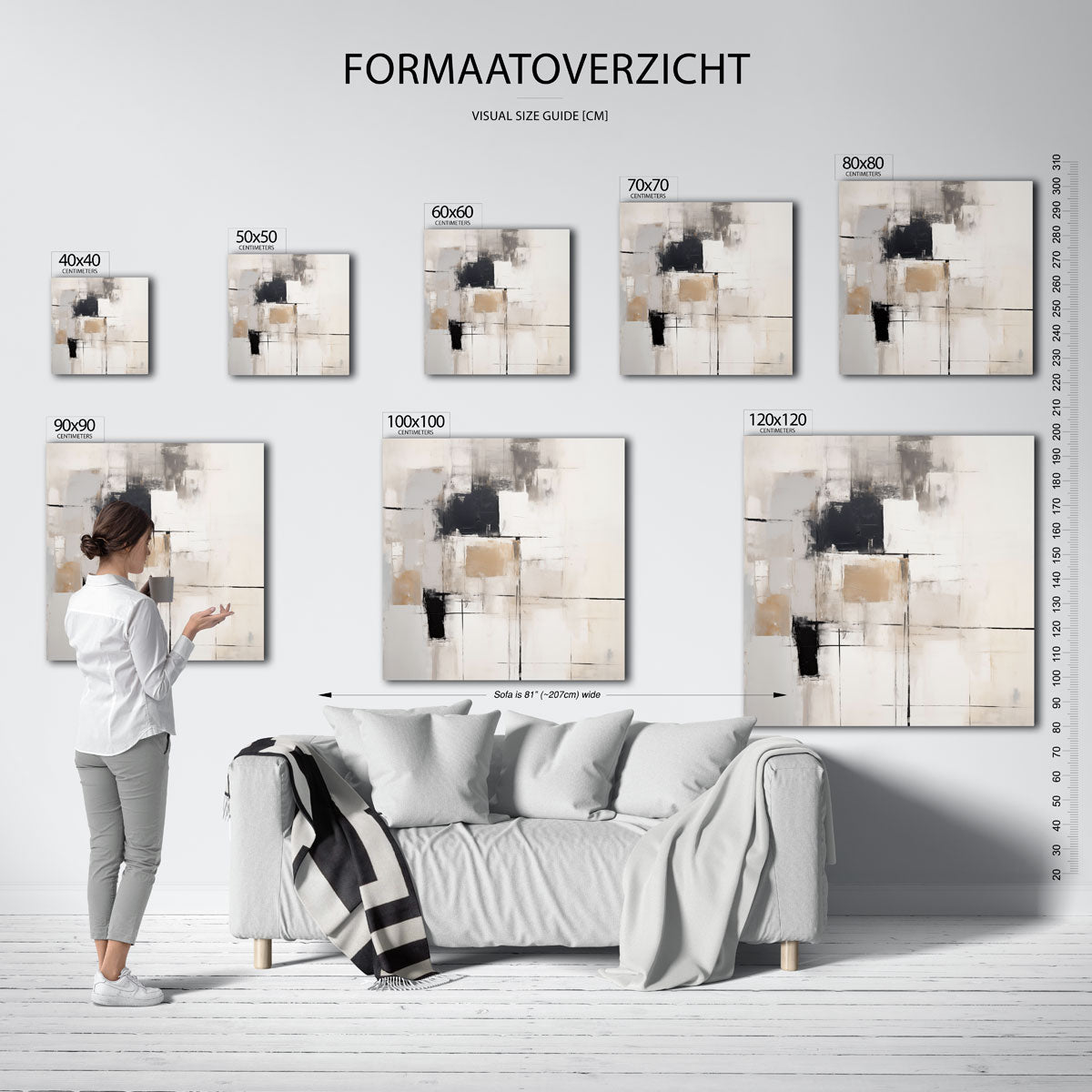 Abstracte vormen Poster