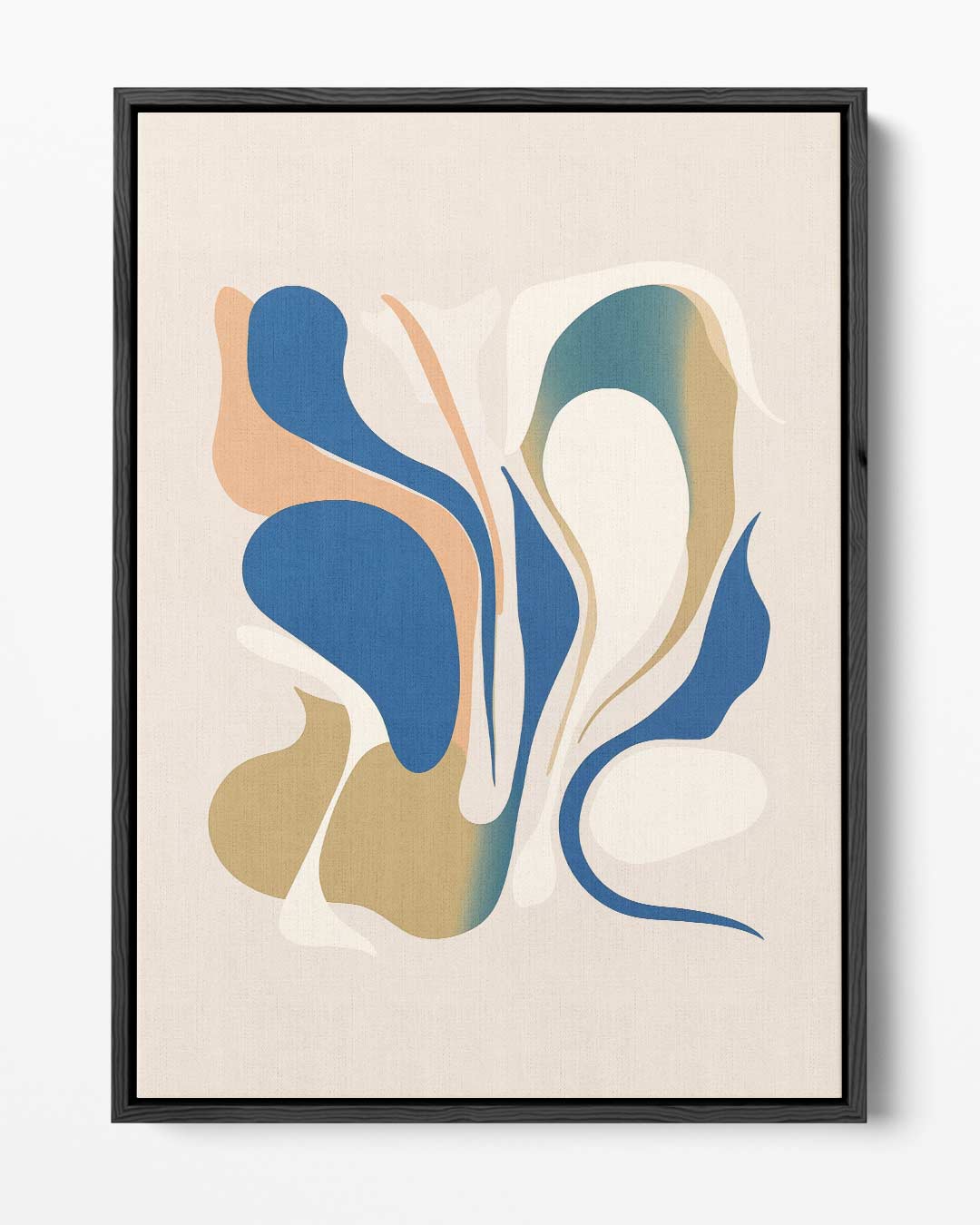 Vloeiende Lijnen in Kleur Kunstwerk-canvas-dibond-plexiglas-wanddecoratie-WallArtistic