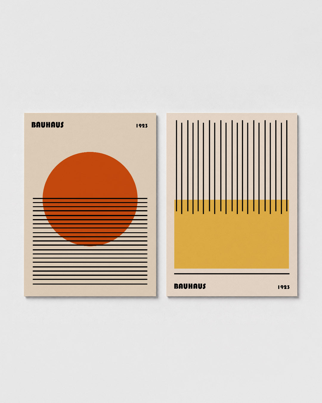Cirkel en lijnen Posterset